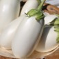 Preview: Aubergine Halflong White (freilandgeeignet) (Samen)