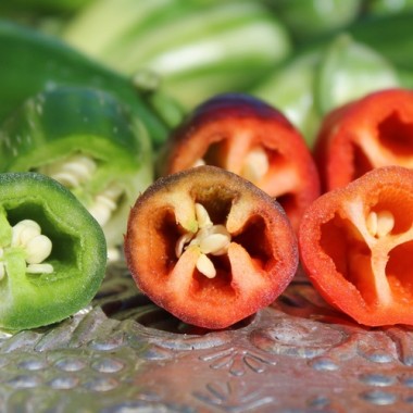 Chili Mattapeno (panaschiert) (Schärfe 5) (Samen)