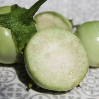 Aubergine Dwarf Lime (freilandgeeignet) (Samen)