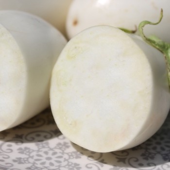 Aubergine Halflong White (freilandgeeignet) (Samen)